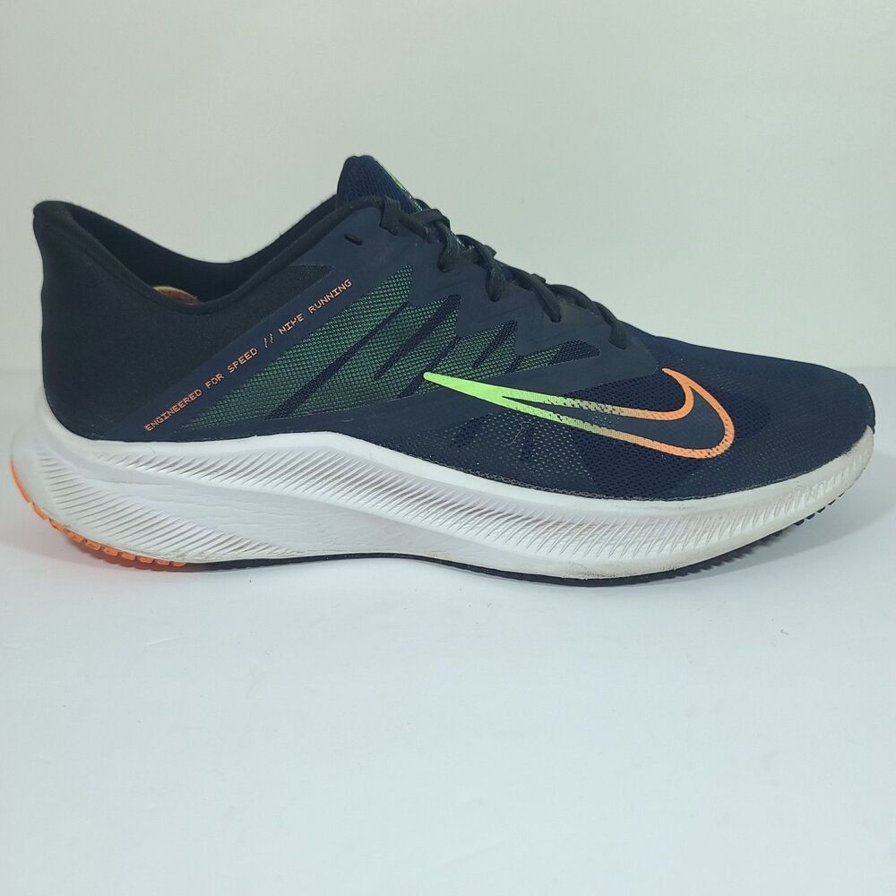 Nike Mens Quest 3 Mens Size 10.5 Blue Running Shoes Sneakers CD0230-404 - Picture 5 of 16